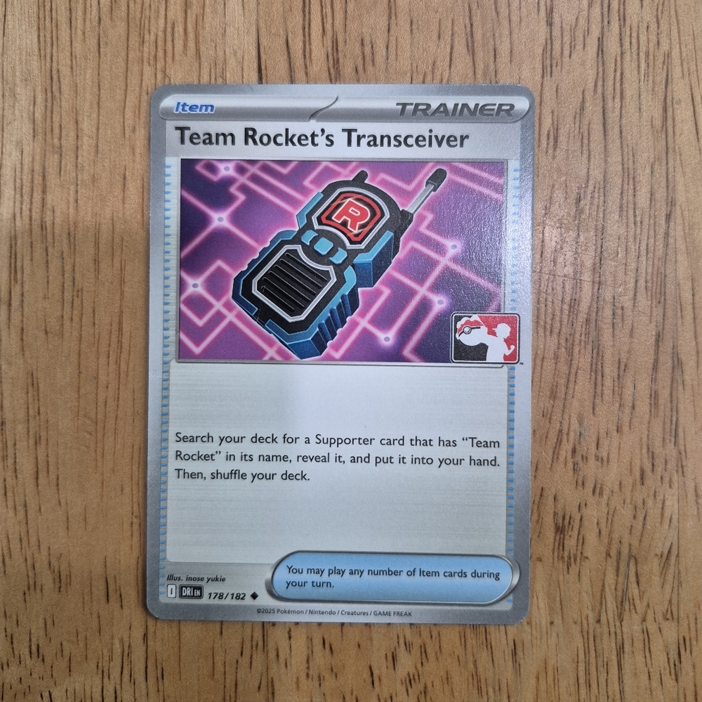 🔥 QTY 2 Pokemon Team Rocket's Transceiver Trainer Item Card